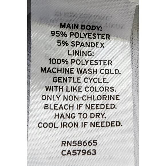 Ruby & Bloom Black White Floral Cutout Overlay Fit N Flare Mini Dress 14 Flowy - Picture 6 of 6